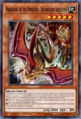 Card Image: Awakening of the Possessed - Nefariouser Archfiend