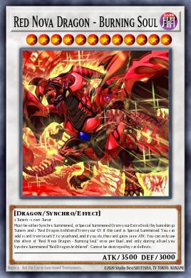 Card Image: Red Nova Dragon - Burning Soul
