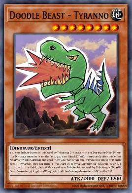 Card Image: Doodle Beast - Tyranno