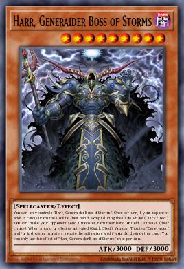 Card Image: Harr, Generaider Boss of Storms
