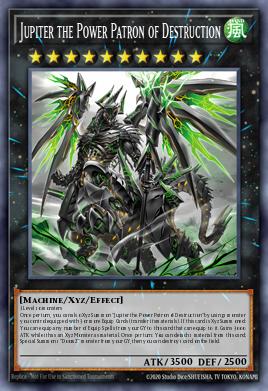 Card Image: Jupiter the Power Patron of Destruction