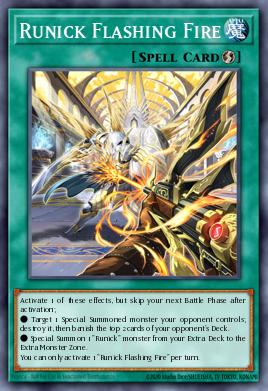 Card Image: Runick Flashing Fire