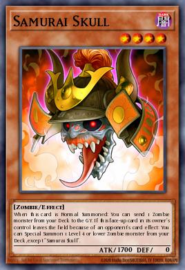 Card Image: Samurai Skull