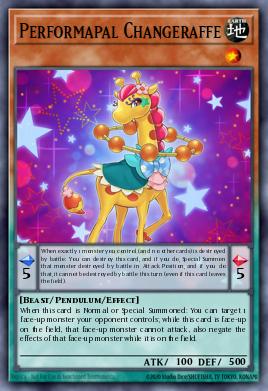Card Image: Performapal Changeraffe