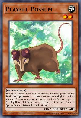 Card Image: Playful Possum