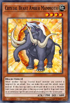 Card Image: Crystal Beast Amber Mammoth