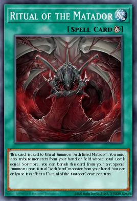 Card Image: Ritual of the Matador