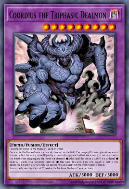 Card Image: Coordius the Triphasic Dealmon