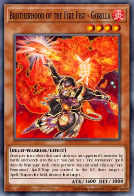 Card Image: Brotherhood of the Fire Fist - Gorilla