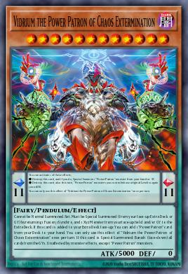 Card Image: Vidrium the Power Patron of Chaos Extermination