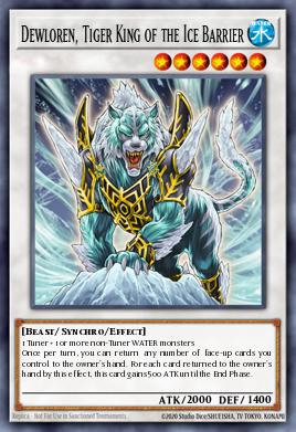 Card Image: Dewloren, Tiger King of the Ice Barrier