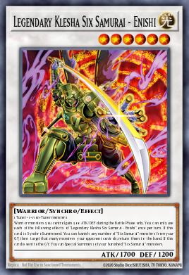Card Image: Legendary Lord Six Samurai - Enishi