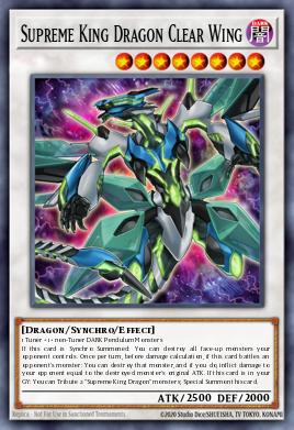 Card Image: Supreme King Dragon Clear Wing