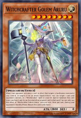 Card Image: Witchcrafter Golem Aruru