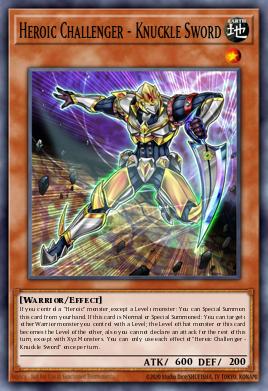 Card Image: Heroic Challenger - Knuckle Sword