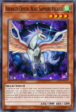 Card Image: Advanced Crystal Beast Sapphire Pegasus