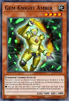 Card Image: Gem-Knight Amber