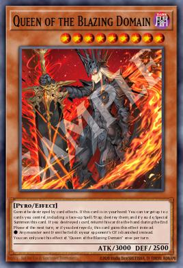 Card Image: Queen of the Blazing Domain