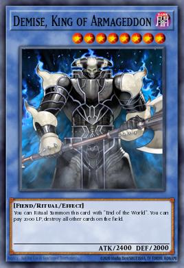 Card Image: Demise, King of Armageddon