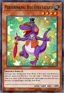 Card Image: Performapal Bot-Eyes Lizard