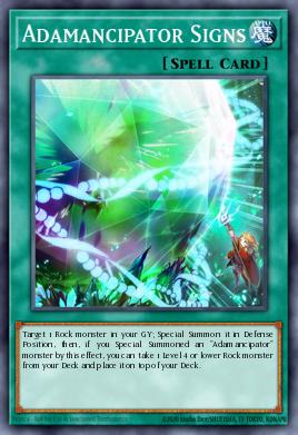 Card Image: Adamancipator Signs