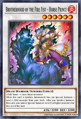 Card Image: Brotherhood of the Fire Fist - Horse Prince