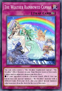 Card Image: The Weather Rainbowed Canvas