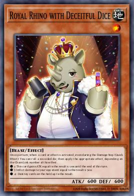 Card Image: Royal Rhino with Deceitful Dice