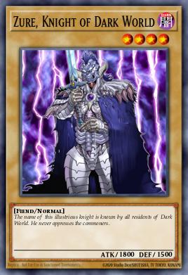 Card Image: Zure, Knight of Dark World