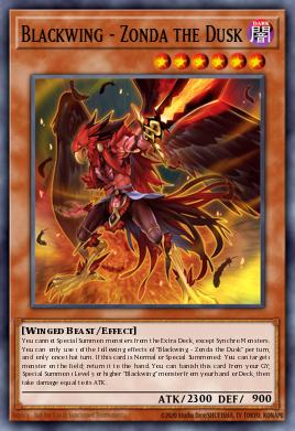 Card Image: Blackwing - Zonda the Dusk