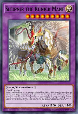 Card Image: Sleipnir the Runick Mane