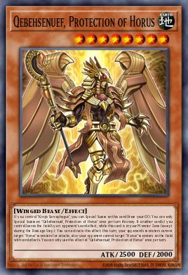 Card Image: Qebehsenuef, Protection of Horus