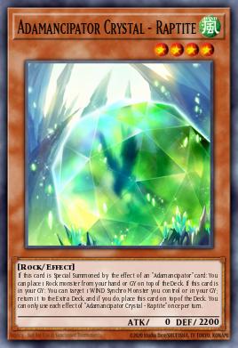 Card Image: Adamancipator Crystal - Raptite