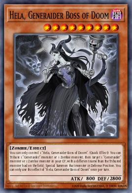 Card Image: Hela, Generaider Boss of Doom