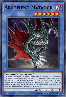 Card Image: Archfiend Matador