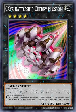 Card Image: CXyz Battleship Cherry Blossom