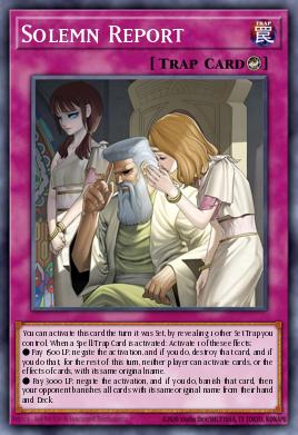 Card Image: Solemn Report