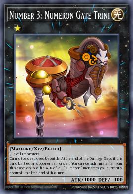 Card Image: Number 3: Numeron Gate Trini