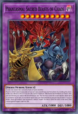 Card Image: Phantasmal Sacred Beasts of Chaos