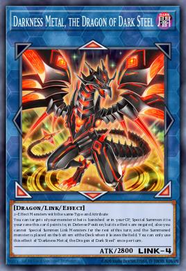 Card Image: Darkness Metal, the Dragon of Dark Steel