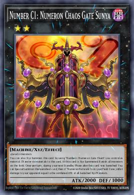 Card Image: Number C1: Numeron Chaos Gate Sunya