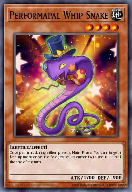 Card Image: Performapal Whip Snake