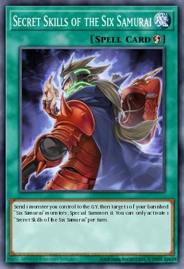 Card Image: Secret Skills of the Six Samurai