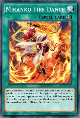 Card Image: Mikanko Fire Dance