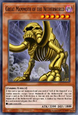 Card Image: Great Mammoth of the Netherworld