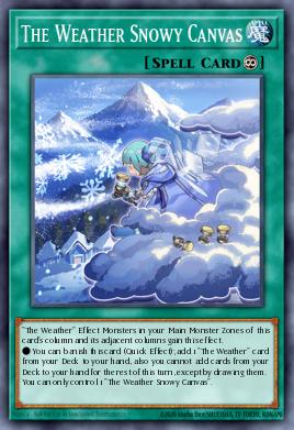Card Image: The Weather Snowy Canvas
