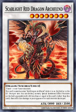 Card Image: Scarlight Red Dragon Archfiend