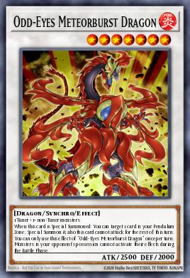 Card Image: Odd-Eyes Meteorburst Dragon