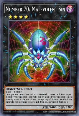 Card Image: Number 70: Malevolent Sin