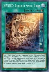 Card Image: WANTED: Seeker of Sinful Spoils